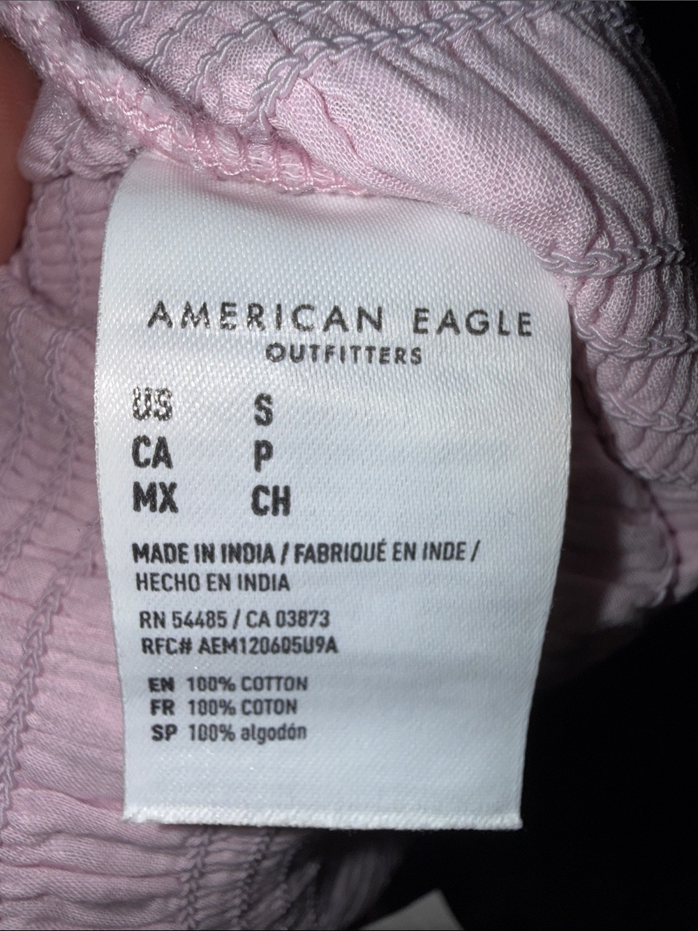 American Eagle Outfitters Light Pink Smocked Midi Skirt - Picture 5 of 7
